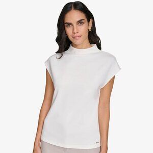 Calvin Klein Mock neck blouse XL NWT
